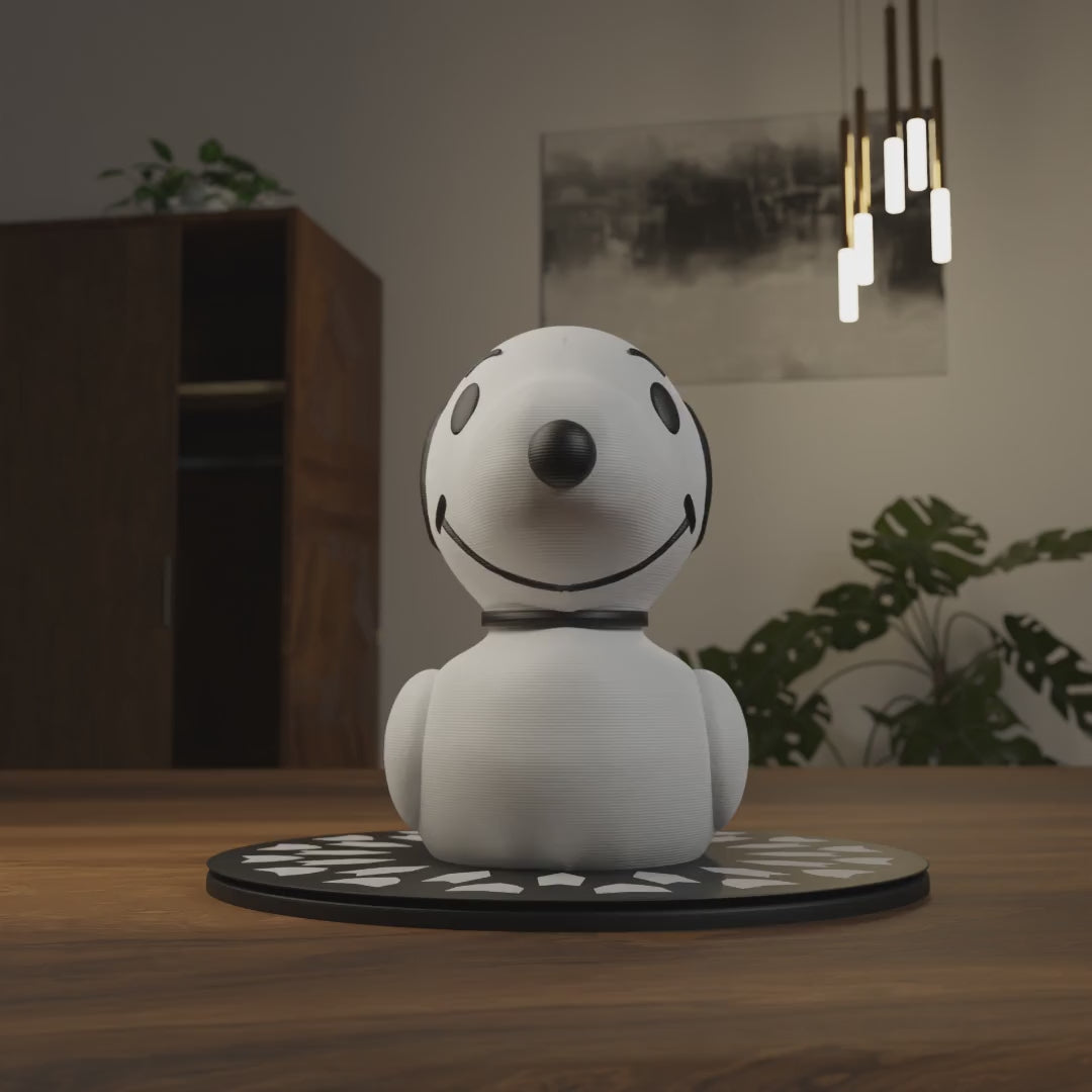 Funny Snoopy Duck figurine for car dashboard, cute miniature decoration and unique duck gift for car or vehicle interior